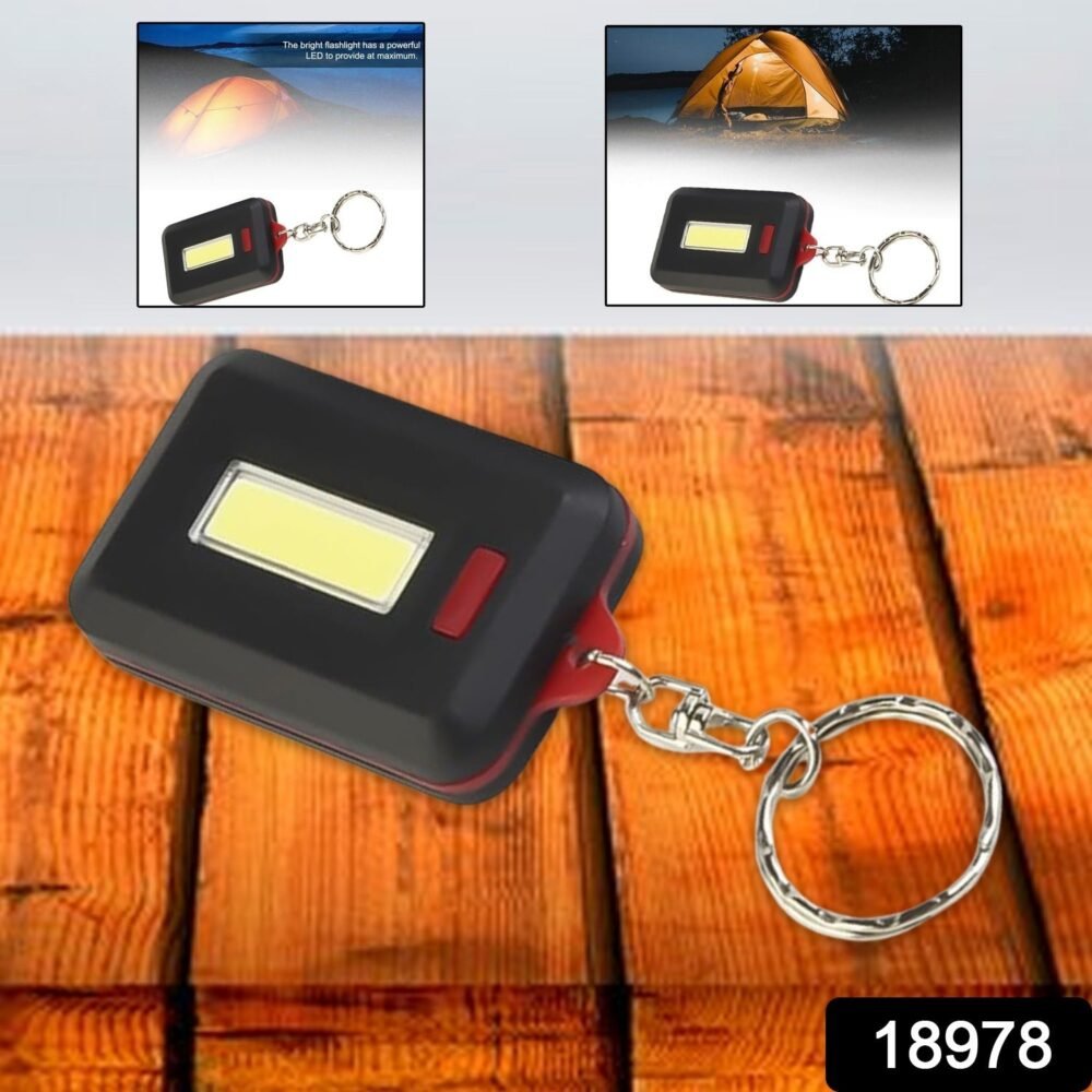 LED Keychain Light – Compact 3-Mode Mini Flashlight