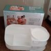 Vanity Organizer with Rotating Tray & Drawers for Easy Storage