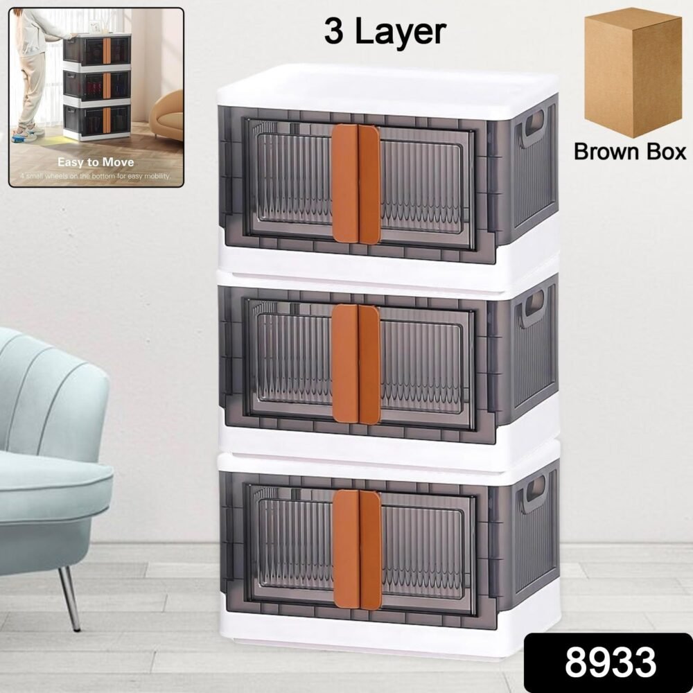 fbc6c4eb-8517-406a-b84d-42d5acbffd90.jpg Plastic Folding Wardrobe Organizer – 3-Layer Storage with Wheels