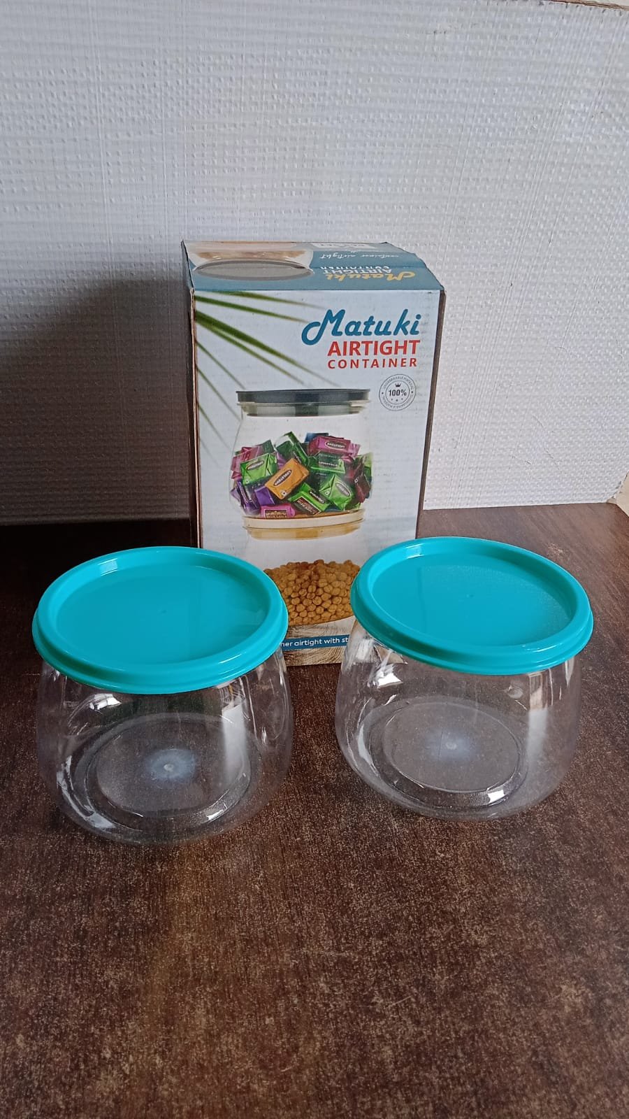 Airtight Storage Containers – 2 Pc BPA-Free Leakproof Jars