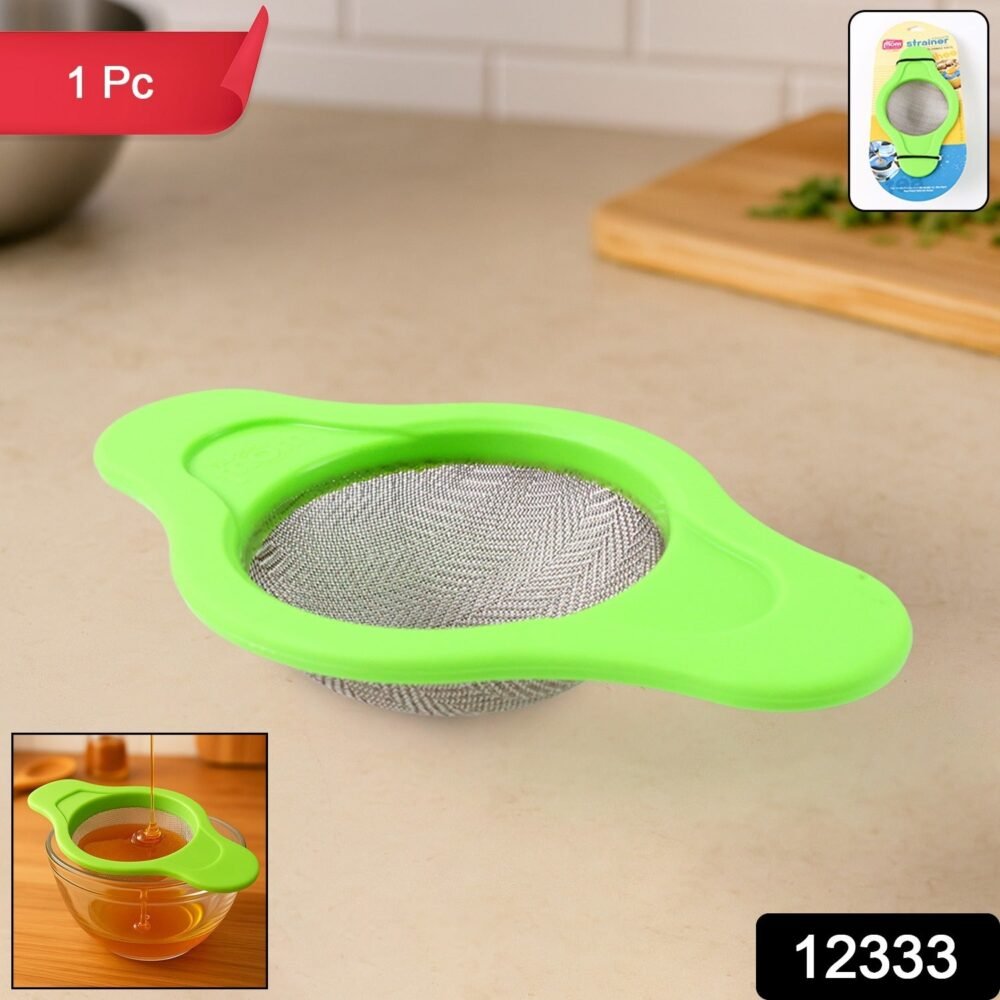 Stainless Steel Mesh Strainer – Durable Dual Handle Design