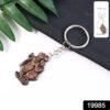 Radha Krishna Metal Keychain – Durable Spiritual Key Holder