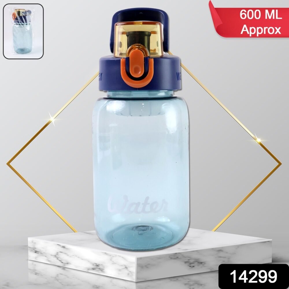 ff646d9a-66ba-4a67-ad4b-390c62f4654f.jpg 600ml Leak-Proof Plastic Water Bottle – Flip Cap with Safety Lock