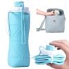 foldable-water-bottle-02.jpg 600ml Collapsible Silicone Water Bottle – Foldable & Leakproof