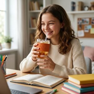glasstumbler-03.jpg Glass Drinking Tumbler – Spill-Resistant Lid & Elegant Design