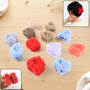 hair-clips-01_4c6641f3-f784-4e0f-b514-f257dc566c4d.jpg Small Hair Claw Clips – Plush Non-Slip Hair Accessories Set