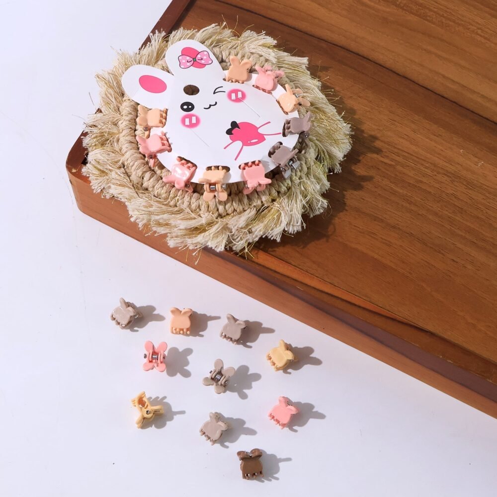 hair-clips-03_b094e516-70ce-43d8-86a8-52f5ff01d43e.jpg Mini Claw Hair Clips – 120-Piece Pastel Bear Set for Girls