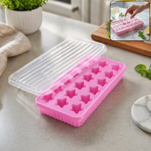 icetray01_b21a30d2-75ea-44b7-9d64-22dff15b48e1.jpg Star Shape Ice Cube Tray with Lid – Creative & Multipurpose
