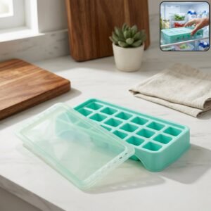 icetray1.jpg Ice Cube Tray – Leak-Proof with 18-Grid Silicone Design