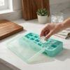 Ice Cube Tray – Leak-Proof with 18-Grid Silicone Design