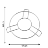imageedit_0_2250135877 Stainless Steel Hot Pot Stand – Durable Heatproof Cookware Rack
