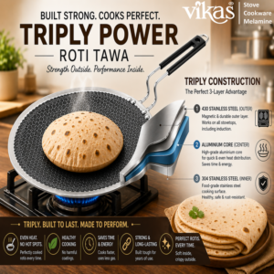Roti Tawa – Induction Safe, Honeycomb