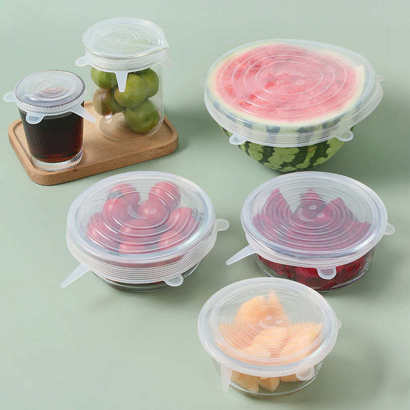 imageedit_0_2732371433 Silicone Stretch Lids – 12-Piece Reusable Food Covers with Storage Pouches