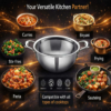imageedit_0_4265053755 Kadai with Lid – Heavy Duty Stainless Steel