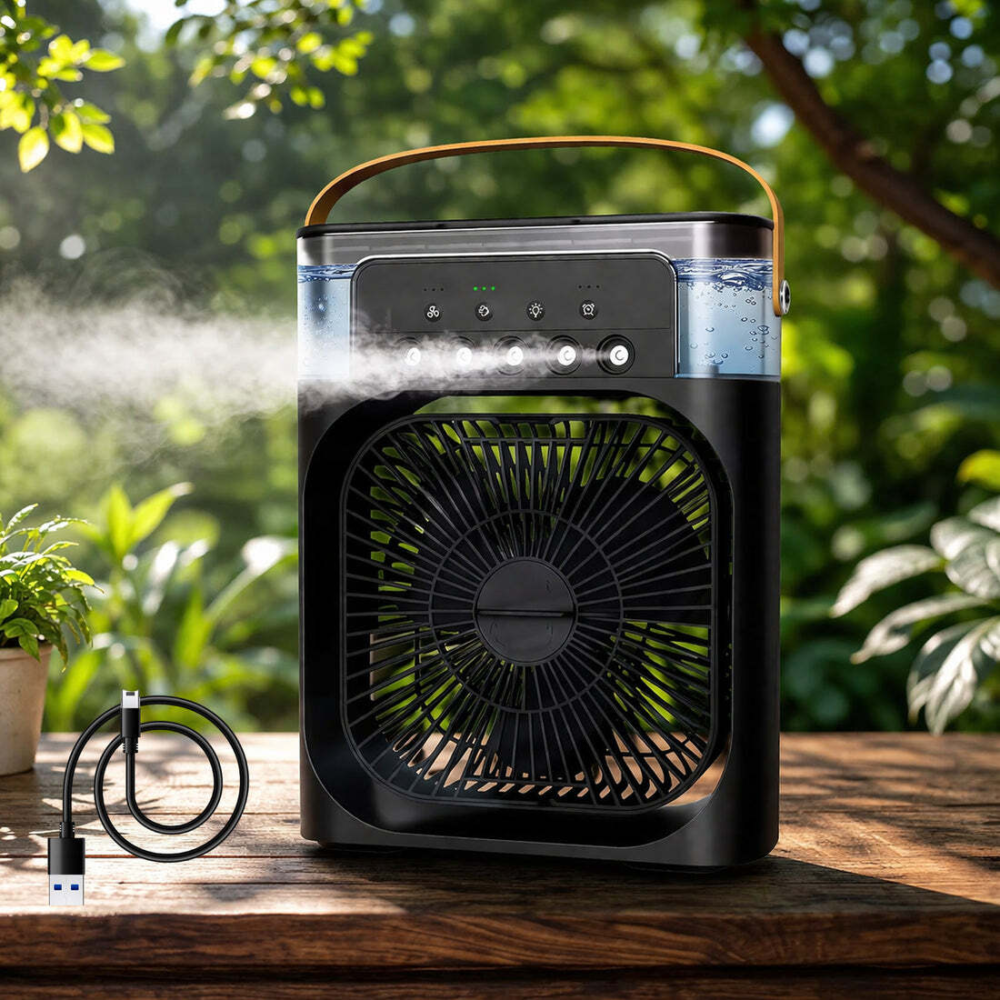 imageedit_0_6753708758 Portable Air Cooler Fan – Personal Desk Cooling Solution