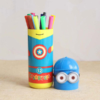imageedit_0_9171366426 Minions Sketch Pen Set 12 Vibrant Pens for Kids & Return Gifts ,Ink Glow