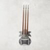 Wall-Mount Incense Stick Holders – Durable Metal Agarbatti Stand (3 Pc)