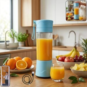 juicedispenser1.jpg Portable USB Rechargeable Juicer Blender – Travel-Friendly & Efficient