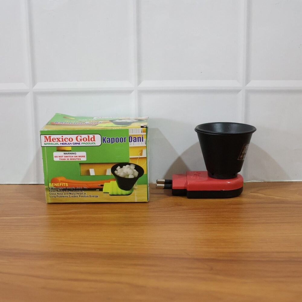 Electric Kapoor Dani Diffuser – Smoke-Free Camphor for Pure Air