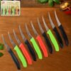 Lemon Knife Set – 10 Pc Stainless Steel Kitchen Cutting Knives