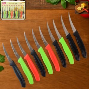 lemon-knife-01.jpg Lemon Knife Set – 10 Pc Stainless Steel Kitchen Cutting Knives