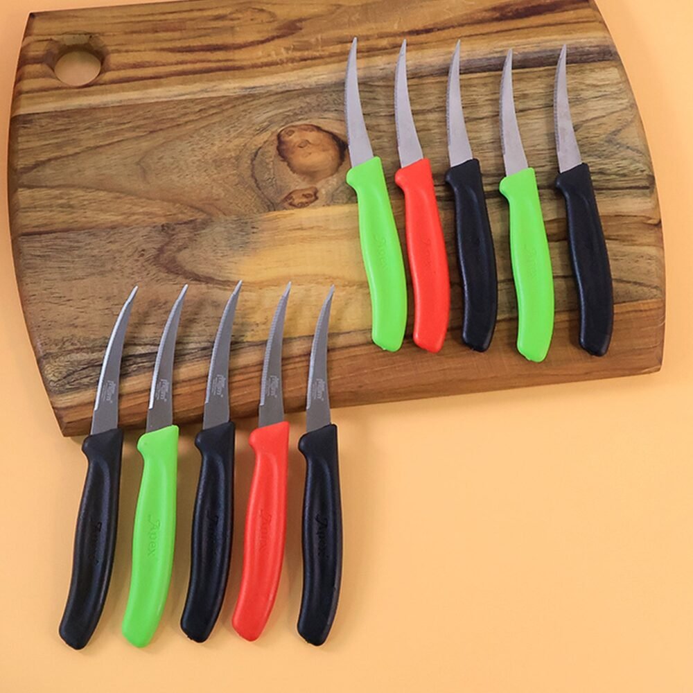 Lemon Knife Set – 10 Pc Stainless Steel Kitchen Cutting Knives