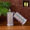 LED Candle Lights – Decorative Holographic Set of 2 with Flickering Glow