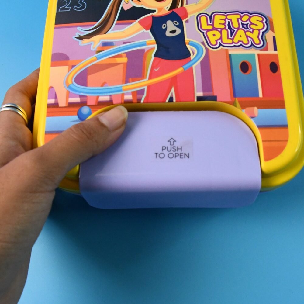 Kids Lunch Box Set – Compact with Spoon, Fork & Snack Container