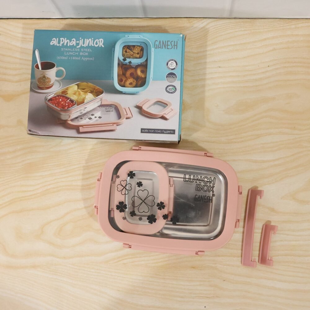 Kids Stainless Steel Lunch Box Set – Leak-Proof & Durable
