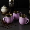 Double Wall Stainless Steel Mug Set – Insulated 6-Pc 200ml
