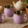 Double Wall Stainless Steel Mug Set – Insulated 6-Pc 200ml