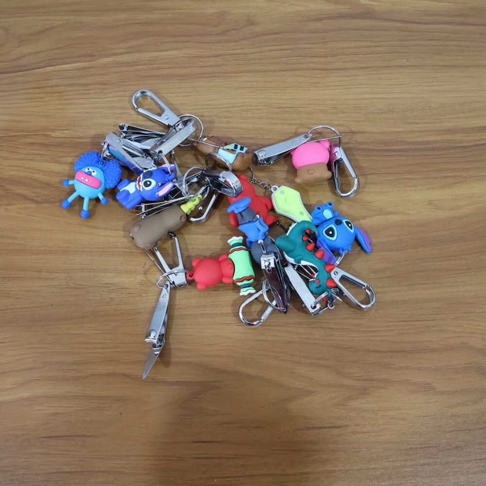 nailcutterkeychain-live.jpg Cartoon Nail Cutter Keychain – Compact Mini Nail Clipper