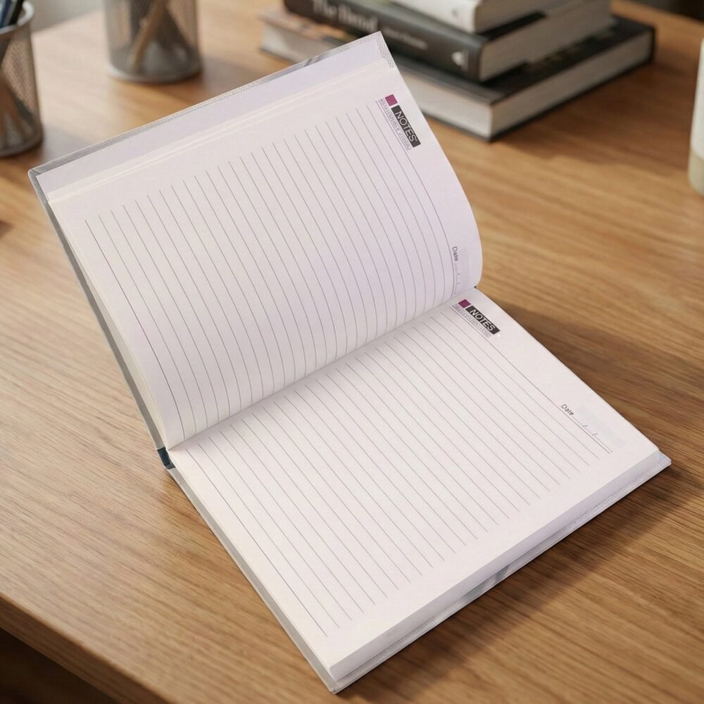 Hardbound Ruled Diary – Durable 100-Page Notebook 240x180mm