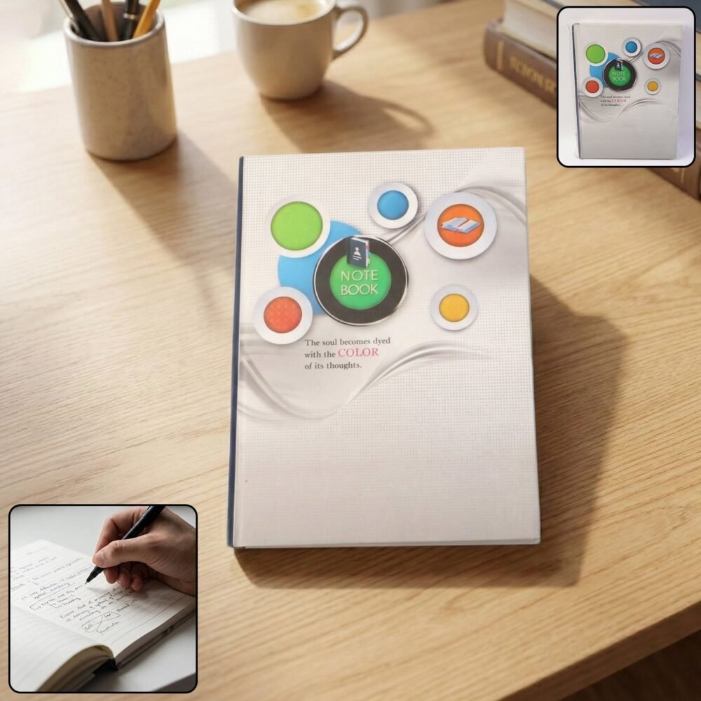 Hardbound Ruled Diary – Durable 100-Page Notebook 240x180mm