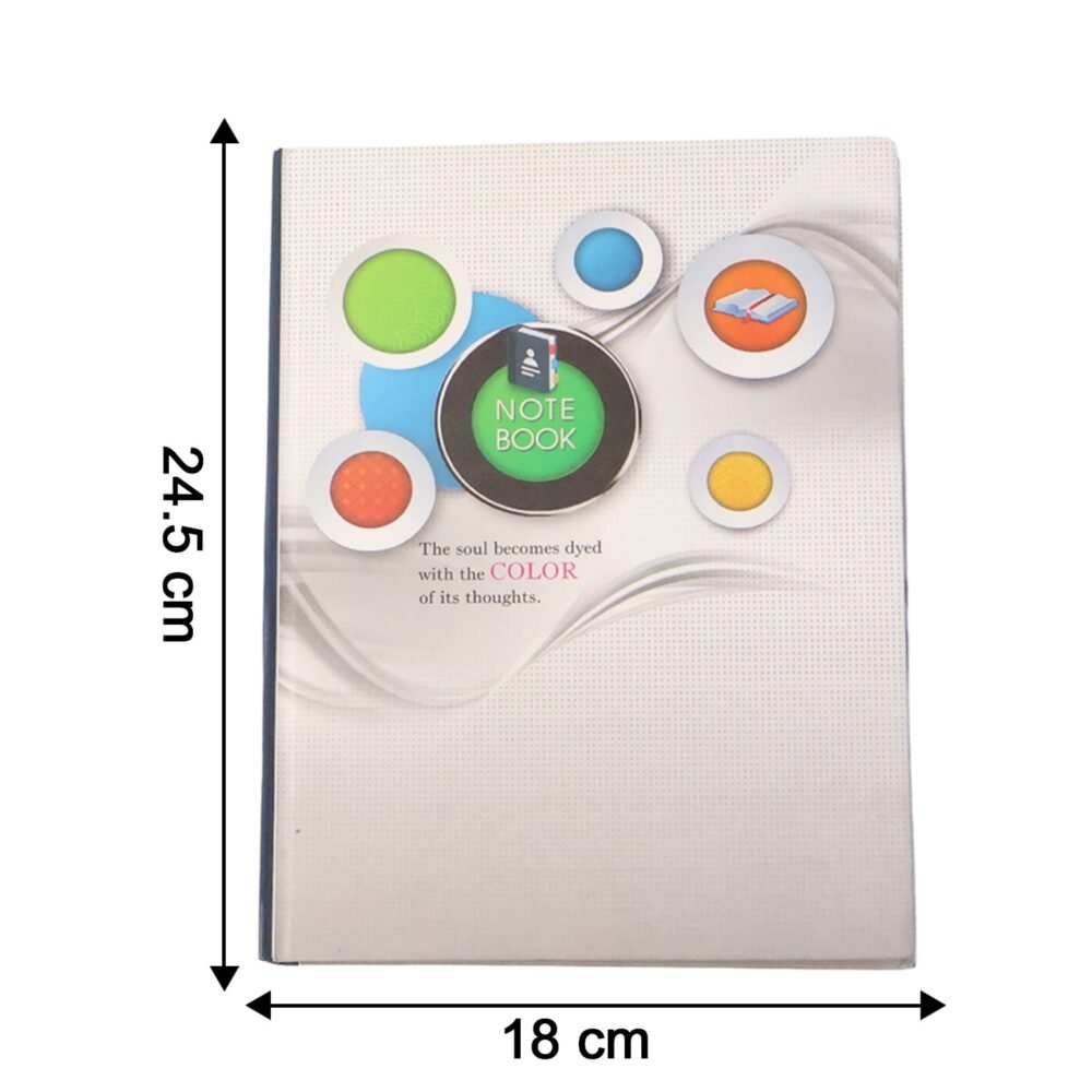 Hardbound Ruled Diary – Durable 100-Page Notebook 240x180mm