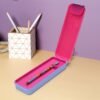 Cartoon Printed Hard Top Pencil Box – Durable Kids' Stationery Case