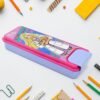 Cartoon Printed Hard Top Pencil Box – Durable Kids' Stationery Case