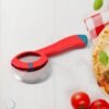 Stainless Steel Pizza Cutter – Ergonomic Grip & Sharp Rotary Blade