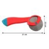 Stainless Steel Pizza Cutter – Ergonomic Grip & Sharp Rotary Blade
