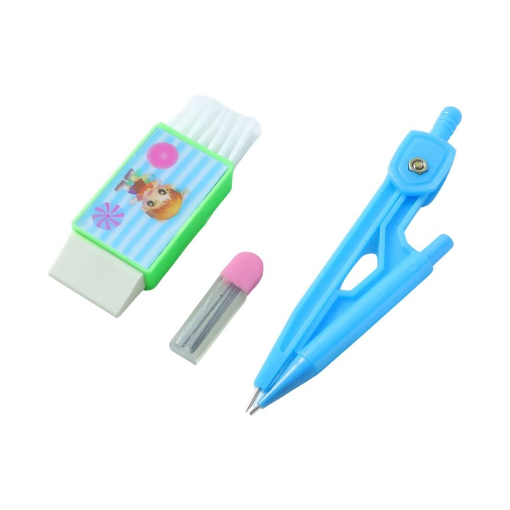 plasticdrawingcompass-04.jpg Kids Drawing Compass Set – Precise Geometry Tool with Eraser
