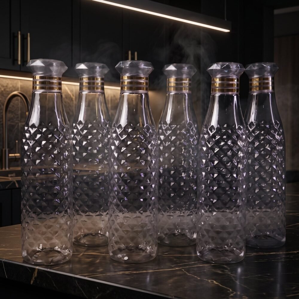 plasticwaterbottle-06.jpg Water Bottle Set – Stylish 1000ml Capacity for Daily Use