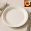 plate-01.jpg Plastic Round Dinner Plate – 23 cm Durable & Glossy