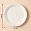 plate-06.jpg Plastic Round Dinner Plate – 23 cm Durable & Glossy