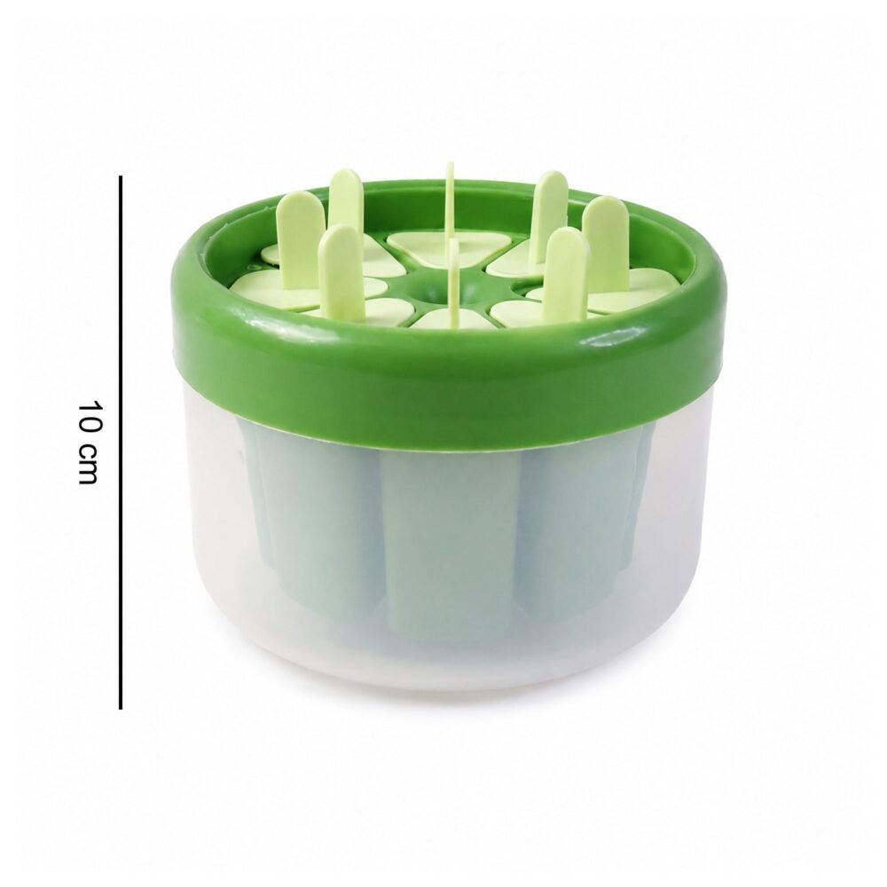 Plastic Ice Candy Popsicle Maker – 8 Molds for Homemade Treats