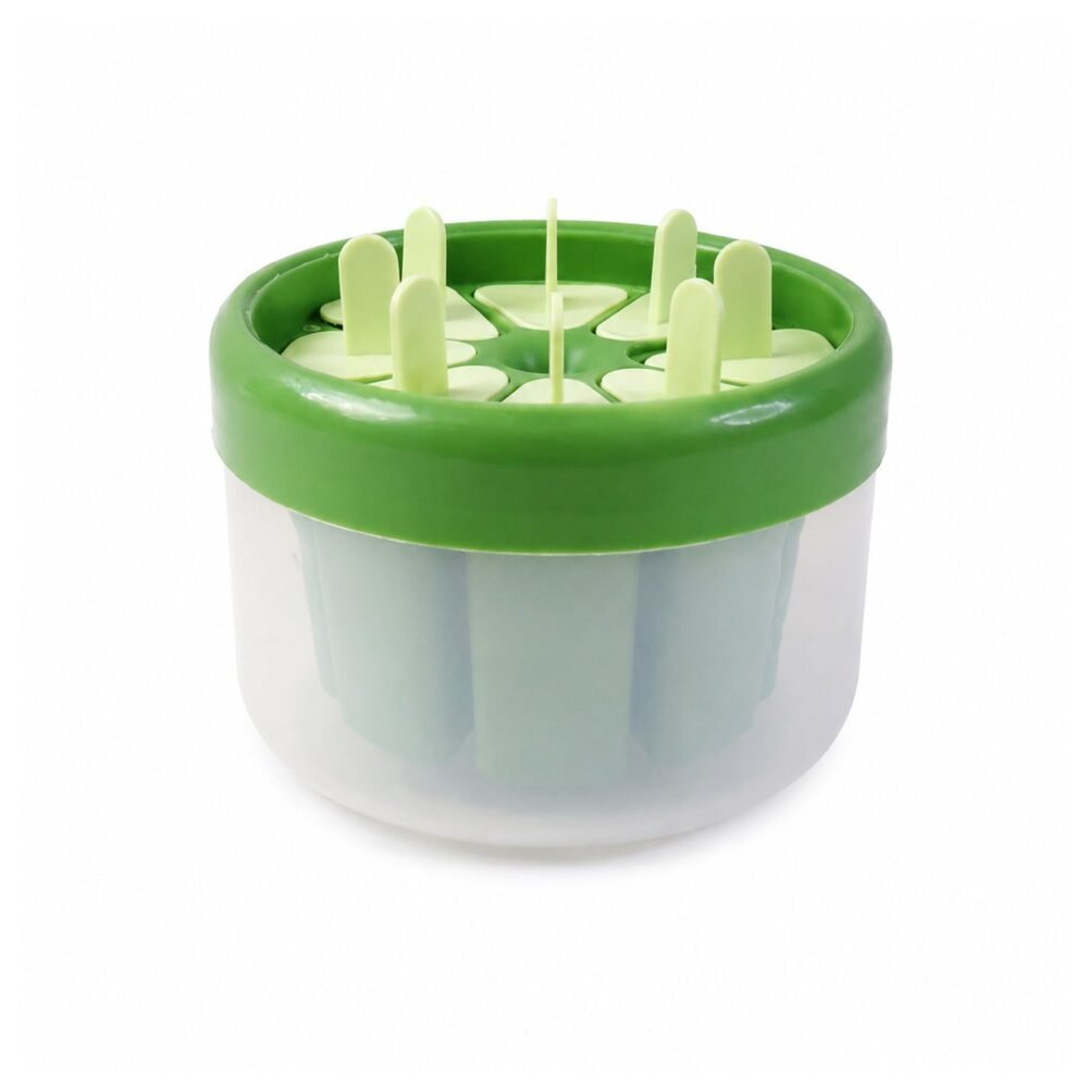 Plastic Ice Candy Popsicle Maker – 8 Molds for Homemade Treats
