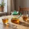 potandcupset-06.jpg Glass Tea Pot Set – Elegant Polka Dot Design with Matching Cups