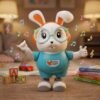 Swing Rabbit Musical Toy – Light-Up Ears & Interactive Play