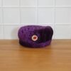 Velvet Boys Cap – Elegant Festive Headwear with Stone Brooch
