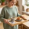 Wooden Finish Multipurpose Serving Tray Set – Stylish & Durable