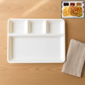 4-Compartment Serving Tray – Portion Control & Mess-Free Meals